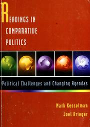 Cover of: Readings in comparative politics: political challenges and changing agendas