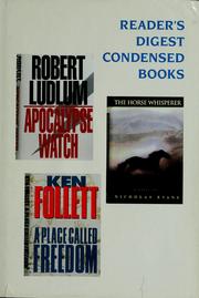 Cover of: Reader's Digest condensed books by Ken Follett
