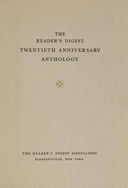 Cover of: The Reader's digest twentieth anniversary anthology.