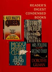 Reader's Digest Condensed Books -- Volume 1 1994 cover