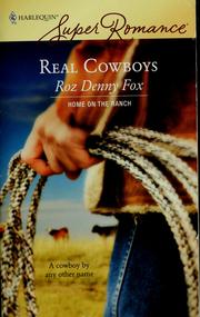 Cover of: Real cowboys