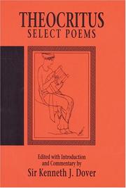 Cover of: Theocritus: Select Poems