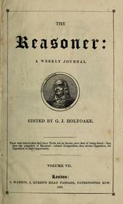 Cover of: Reasoner by George Jacob Holyoake