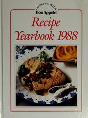 Cover of: Recipe yearbook 1988.