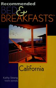 Cover of: Recommended bed & breakfasts. by Kathy Strong