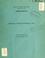 Cover of: Reduction of deep sea refraction data