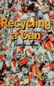 Cover of: Recycling a can