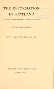 Cover of: The Reformation in Scotland by Fleming, David Hay, Fleming, David Hay