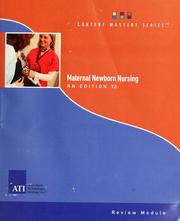 Cover of: Registered nurse maternal newborn nursing review module