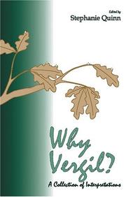 Cover of: Why Vergil? A Collection of Interpretations by Michael C. J. Putnam