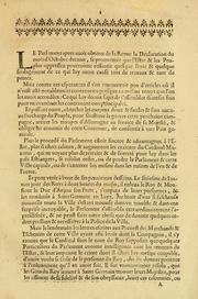 Cover of: Relation de ce qvi s'est passé a Paris: depuis l'enleuement du roy jusques à present : enuoyée aux prouinces.