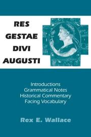 Cover of Res Gestae Divi Augusti