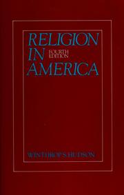 Cover of: Religion in America by Winthrop Still Hudson