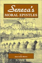 Cover of: Seneca's Moral epistles by Seneca the Younger