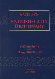 Cover of: Smith's English-Latin dictionary by William Smith