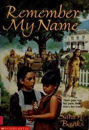 Cover of: Remember my name