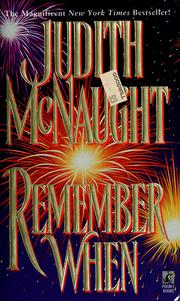 Cover of: Remember when by Judith McNaught