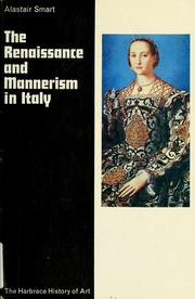 The Renaissance and mannerism in Italy by Alastair Smart