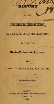 Report of the commissioners, directed by the act of 17th April, 1826