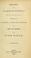 Cover of: Report of the commissioners appointed under an order of the City council, of March 16, 1837, to devise a plan for supplying the city of Boston with pure water