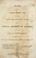 Cover of: Acts of the called session, 1862