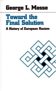 Cover of: Toward the final solution | George L. Mosse