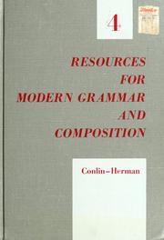 Cover of: Resources for modern grammar and composition