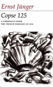 Cover of: Copse 125: A Chronicle from the Trench Warfare of 1918