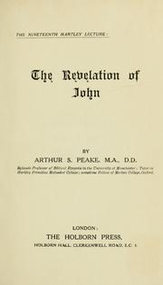 Cover of: The Revelation of John | Peake, Arthur S.