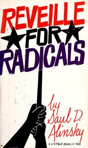 Cover of: Reveille for radicals by Saul David Alinsky