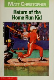 Cover of: Return of the home run kid