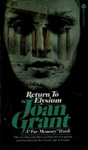 Cover of: Return to Elysium