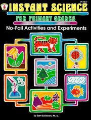 Front cover of Instant Science for Primary Grades by Sam E. Brown