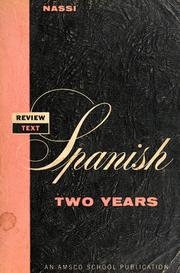 Cover of: Review text in Spanish two years