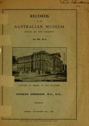 Cover of: A revision of the Austrialian Turridae by Charles Hedley