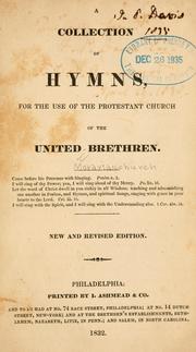 Cover of: A Collection of hymns, for the use of the Protestant Church of the United Brethren