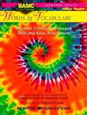 Cover of Words & vocabulary, grades 6-8