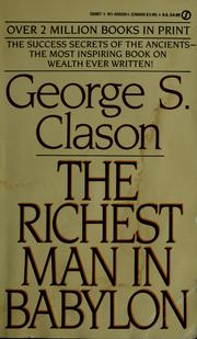 Cover of: The richest man in Babylon