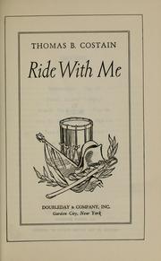 Cover of: Ride with me