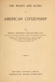 Cover of: The rights and duties of American citizenship