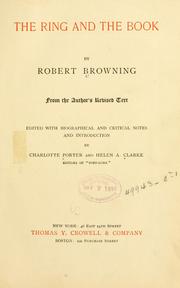 Cover of: The ring and the book by Robert Browning