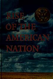 Cover of: Rise of the American nation: with 1964 supplement