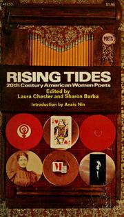 Cover of: Rising tides by edited by Laura Chester and Sharon Barba. [Introd. by Anaïs Nin]