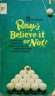 Cover of: Ripley's Believe it or not! by Robert L. Ripley