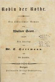 Cover of: Robin der Rothe. by Sir Walter Scott