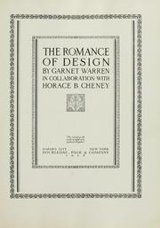 Cover of: The romance of design