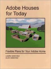 Cover of: Adobe houses for today: flexible plans for your adobe home