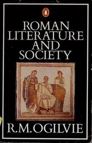 Cover of: Roman literature and society.