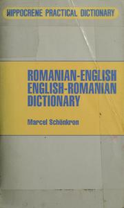 Cover of: Romanian-English English-Romanian Dictionary by Marcel Schönkron