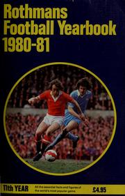 Cover of: Rothmans football yearbook.